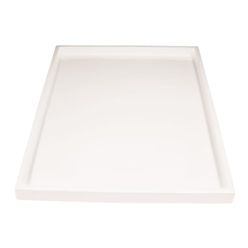 Pacifica Collection Barware Coffee Tray, White